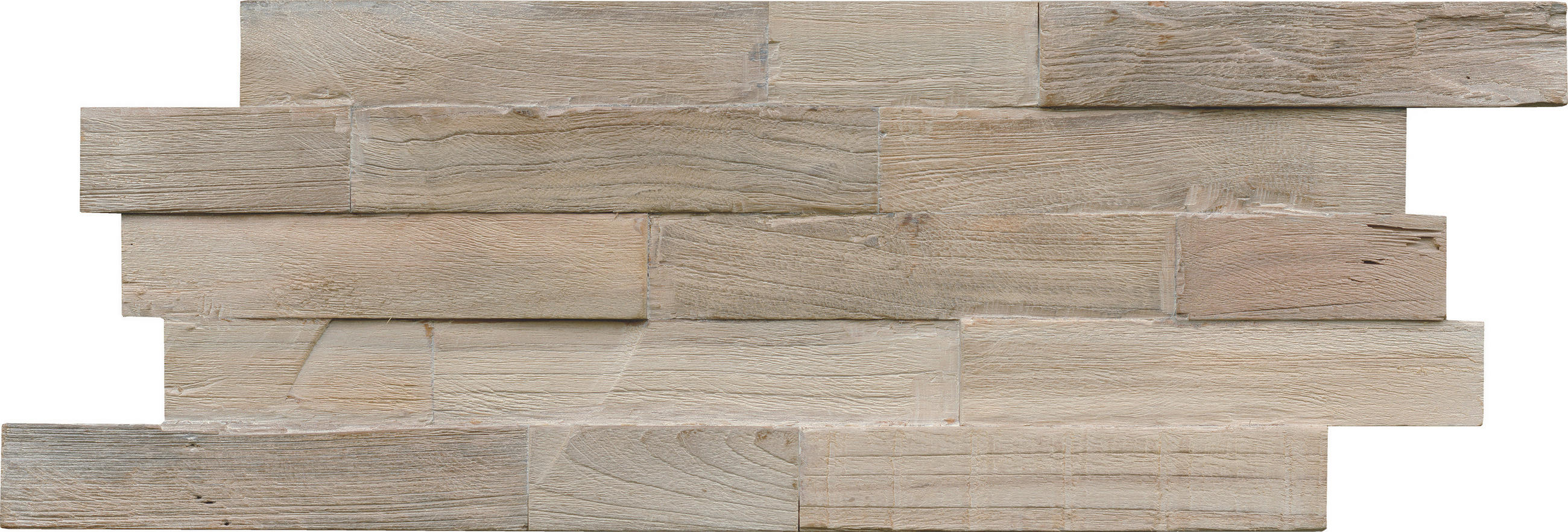 XXXLutz Wandverkleidung Teak Fsc Hellbraun 20x2x50 cm