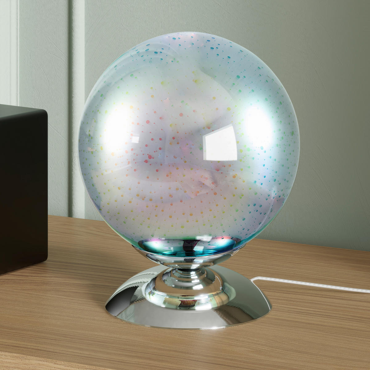 BORDSLAMPA Galaxy 20/25 cm   - kromfärg, Lifestyle, metall/glas (20/25cm) - Novel
