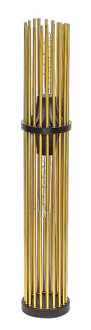 STOJEČA SVETILKA  Roxas      12/71 cm       - črna/barve bakra, Design, kovina (12/71cm)