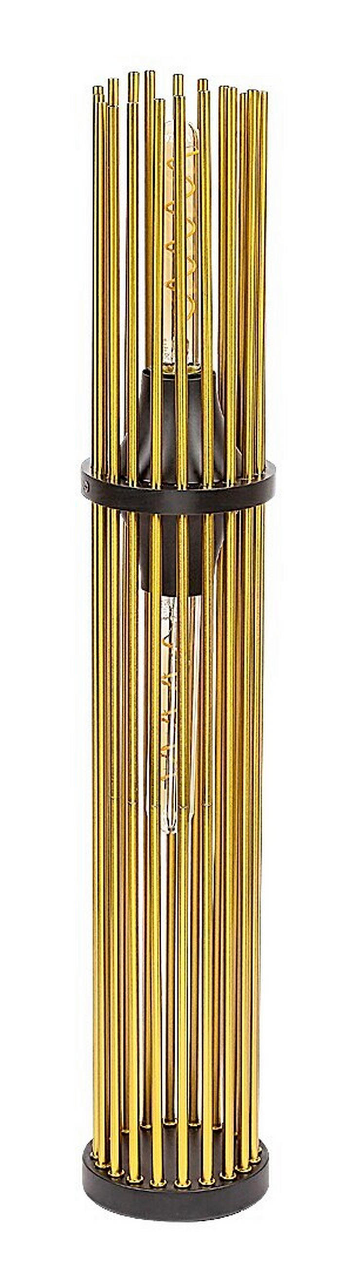 STOJEČA SVETILKA  Roxas      12/71 cm       - črna/barve bakra, Design, kovina (12/71cm)