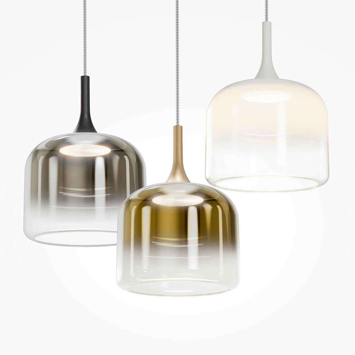 PENDELLEUCHTE 26/339.5 cm    - Goldfarben, Design, Metall (26/339.5cm) - MAYTONI