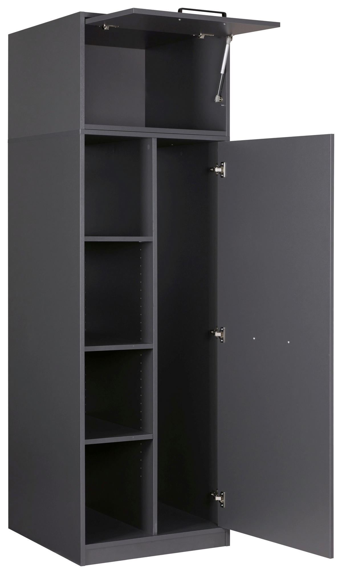 HAUSWIRTSCHAFTSRAUM 268/208/68 cm  in Anthrazit  - Anthrazit, MODERN, Holzwerkstoff (268/208/68cm) - home24