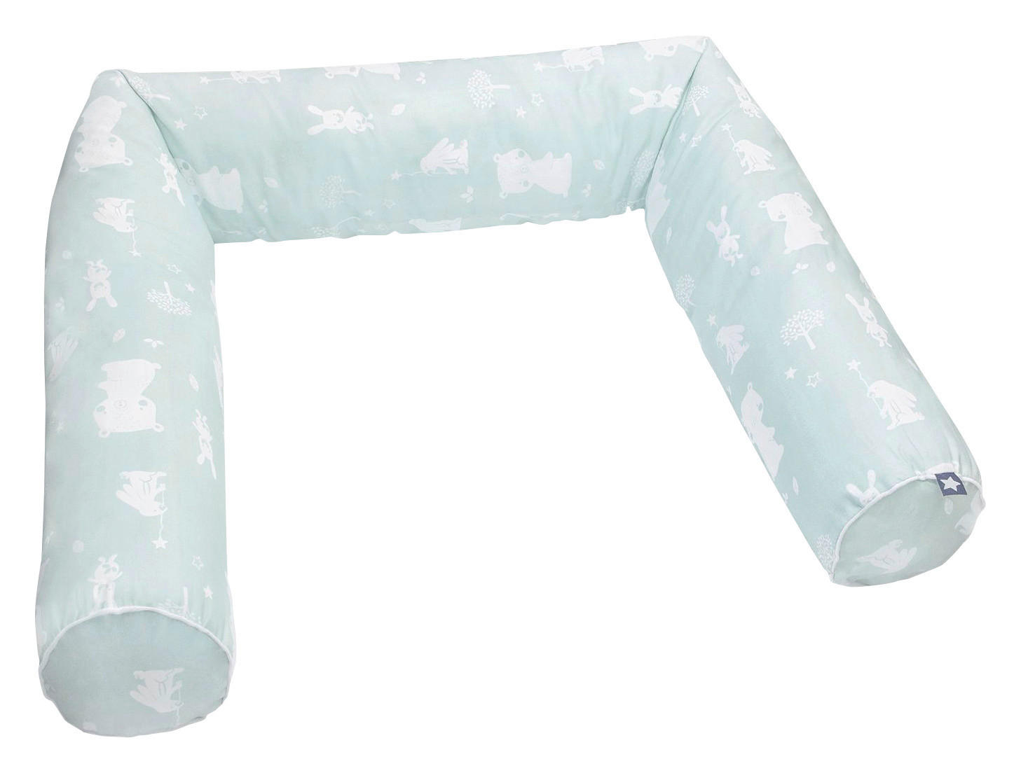 NESTCHENSCHLANGE Picture Garden   14/180 cm  - Weiß/Mintgrün, Basics, Textil (14/180cm) - Julius Zöllner