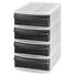 SCHUBLADENBOX 19,6/14,1/23,3 cm - Transparent/Anthrazit, Basics, Kunststoff (19,6/14,1/23,3cm) - Rotho SCHUBLADENBOX 19,6/14,1/23,3 cm - Transparent/Anthrazit, Basics, Kunststoff (19,6/14,1/23,3cm) - Rotho