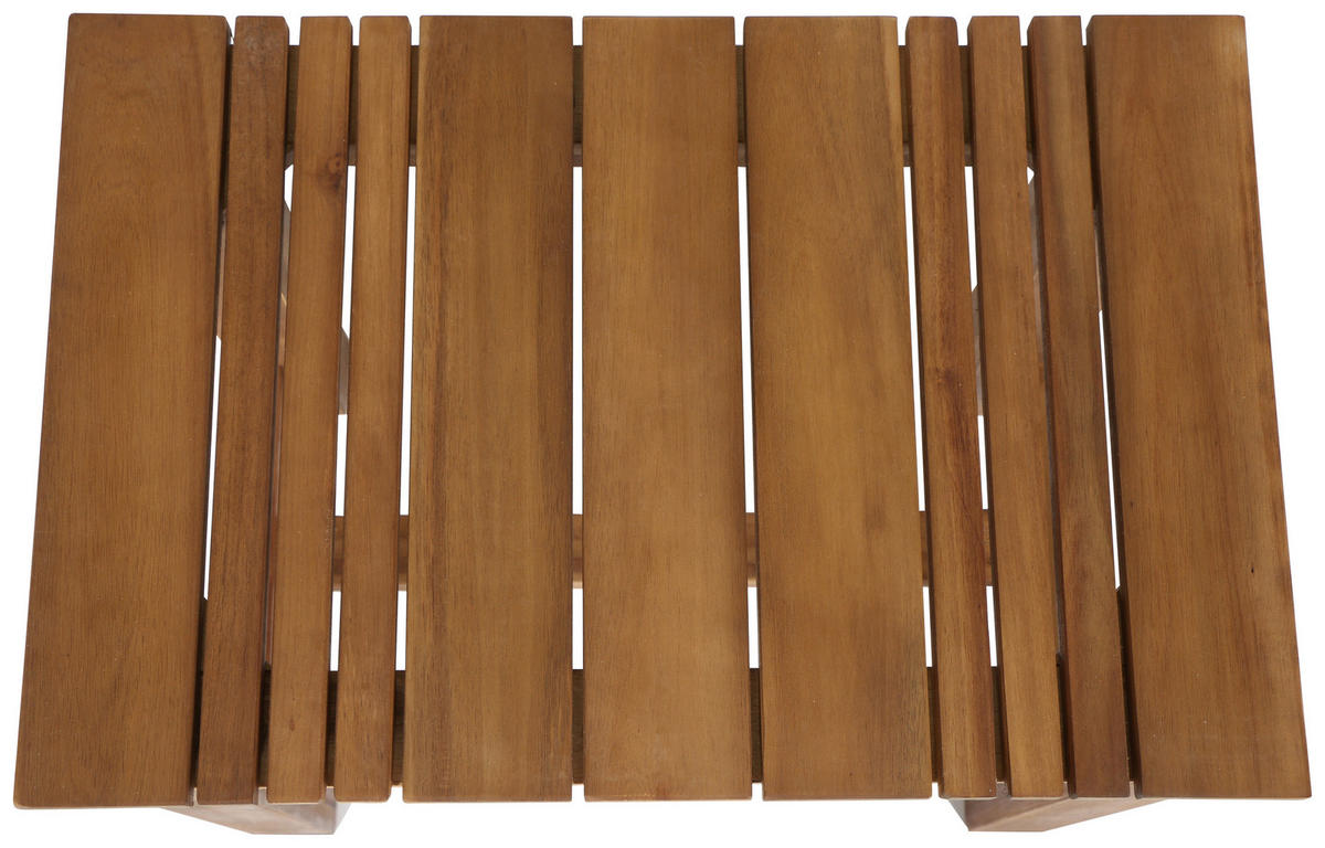 GARTENHOCKER  - Akaziefarben, KONVENTIONELL, Holz (33/45/50cm) - Siena Garden