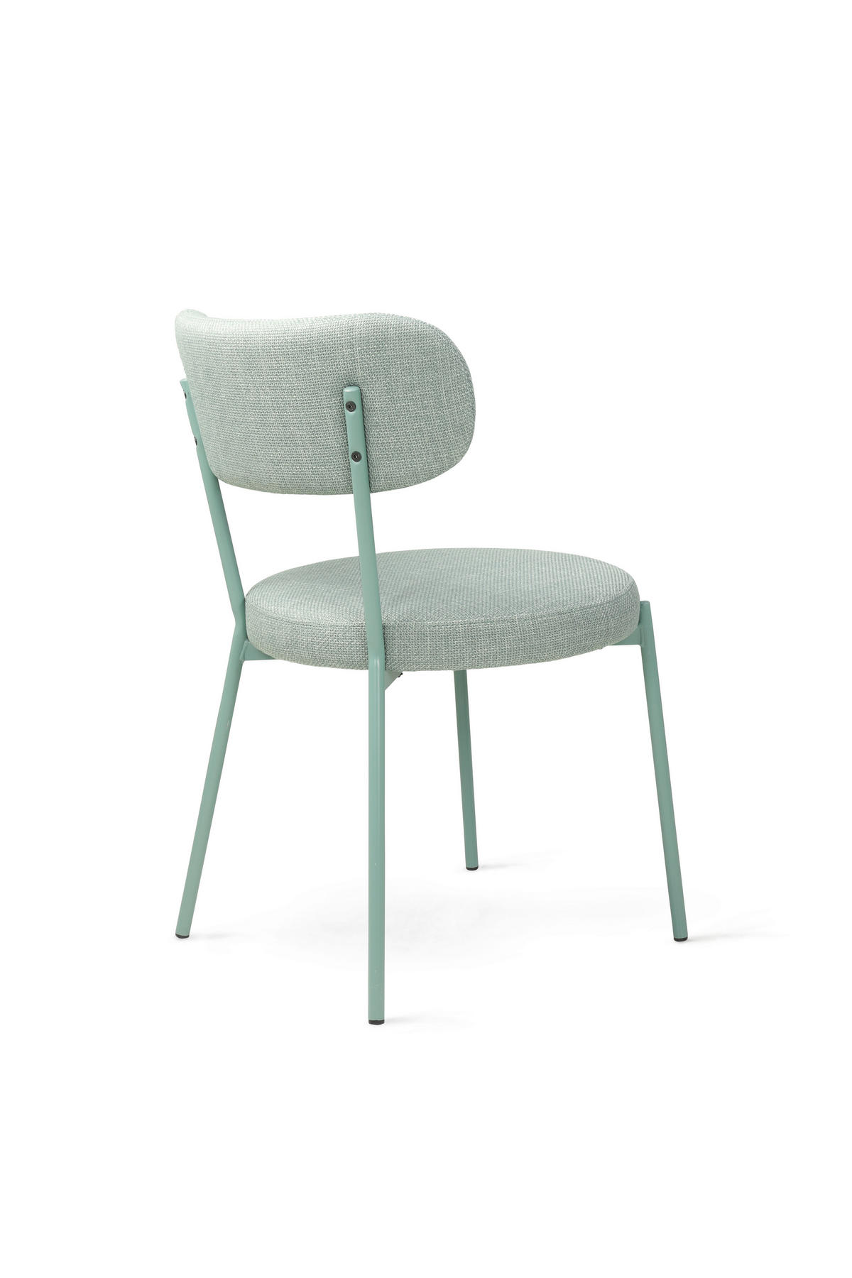 STUHL Webstoff Graugrün  - Graugrün, Basics, Textil/Metall (50/81,5/59cm) - Tom Tailor