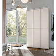 SCHUHSCHRANK  in 109,2/191,9/34,9 cm  - Sandfarben/Grau, Basics, Holzwerkstoff/Kunststoff (109,2/191,9/34,9cm) - Xora