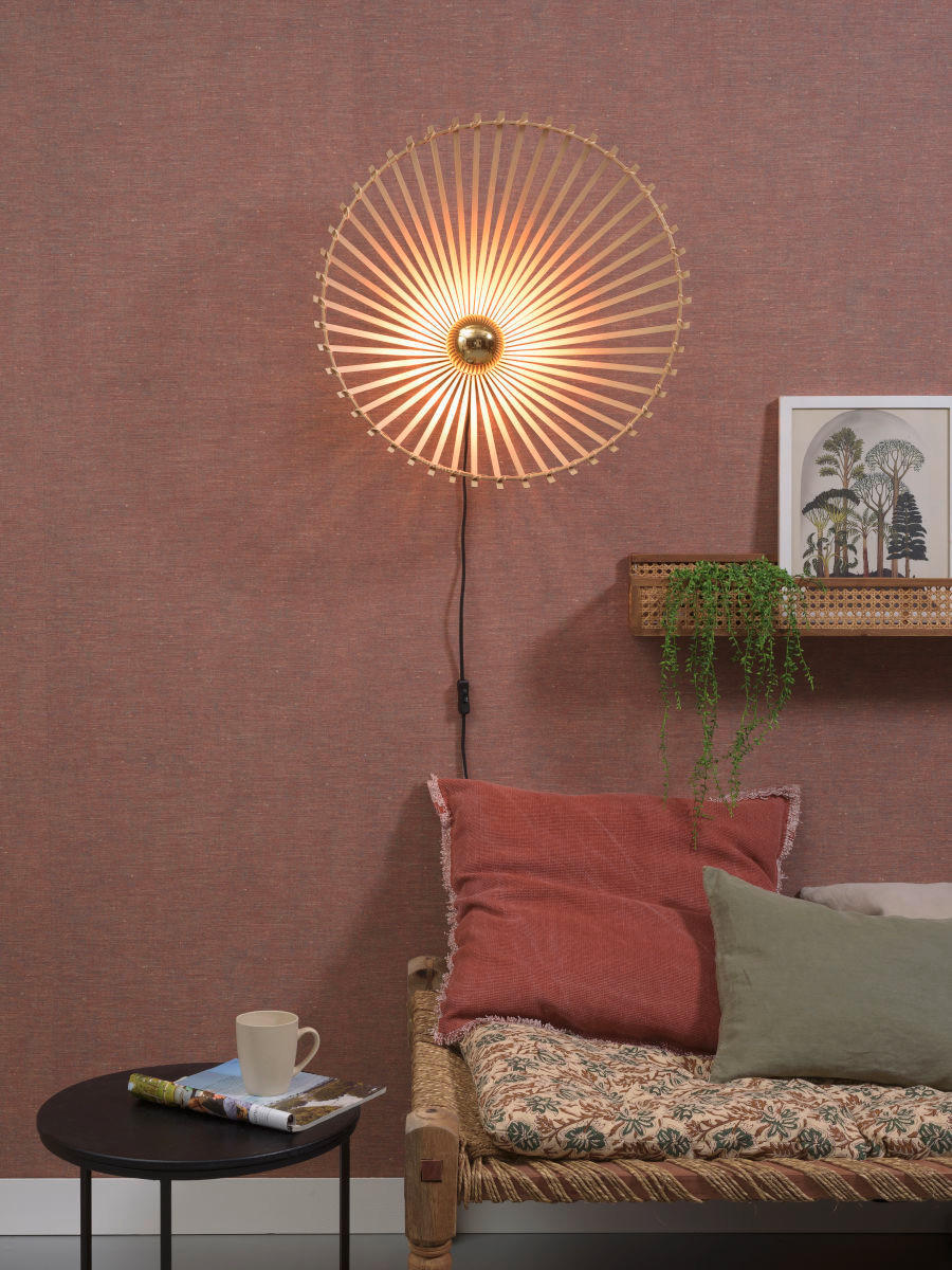 VÄGGLAMPA GOOD&MOJO  17/60 cm   - naturfärgad, Trend (17/60cm) - Good & Mojo