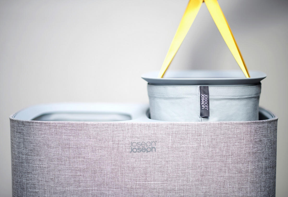 KOŠARA ZA RUBLJE      56/71/39,5 cm      - siva, Basics, tekstil (56/71/39,5cm) - Joseph Joseph