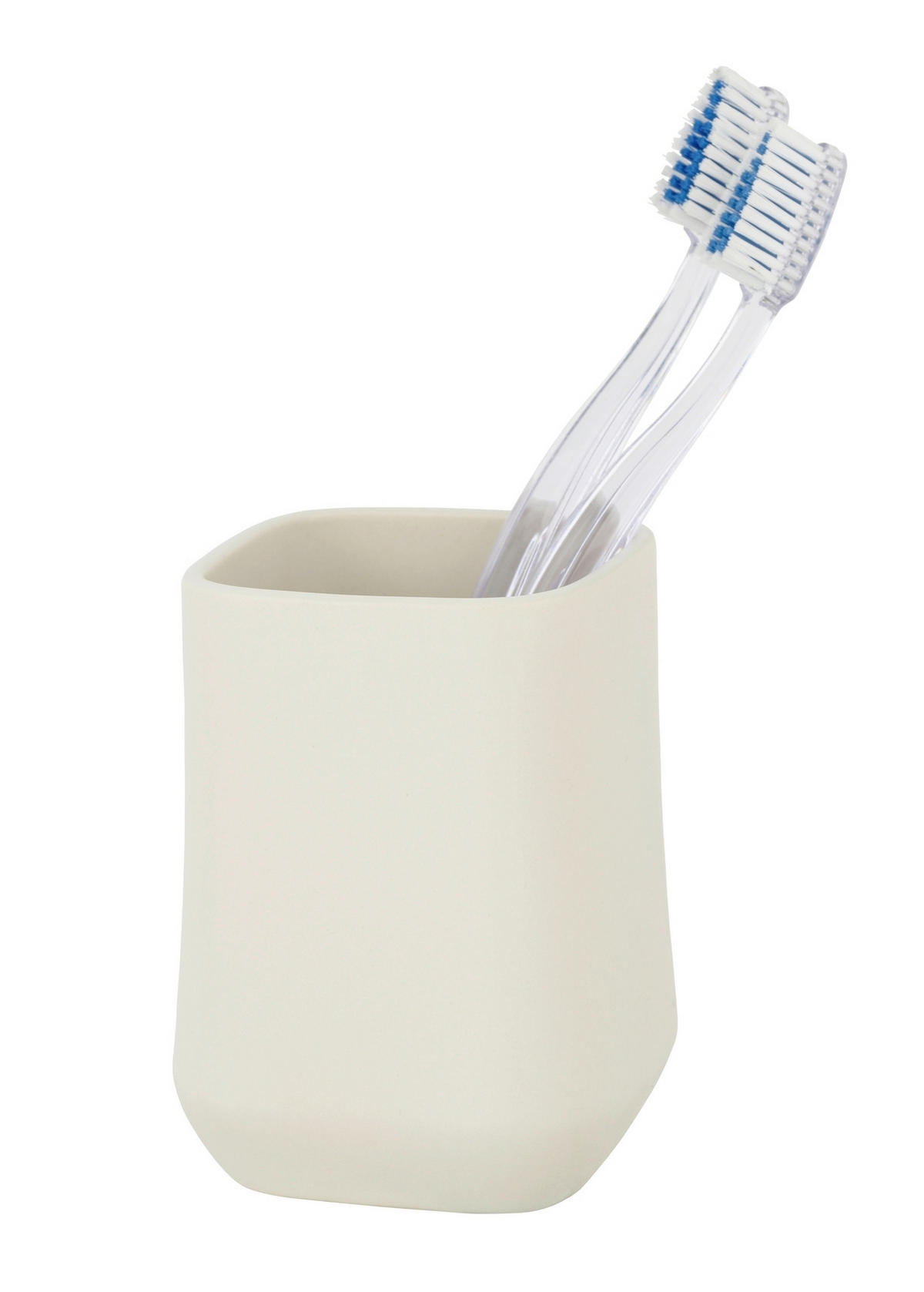 ZAHNPUTZBECHER ADINE  - Ecru, KONVENTIONELL, Keramik (7,5/10,5/7,5cm) - Schöner Wohnen