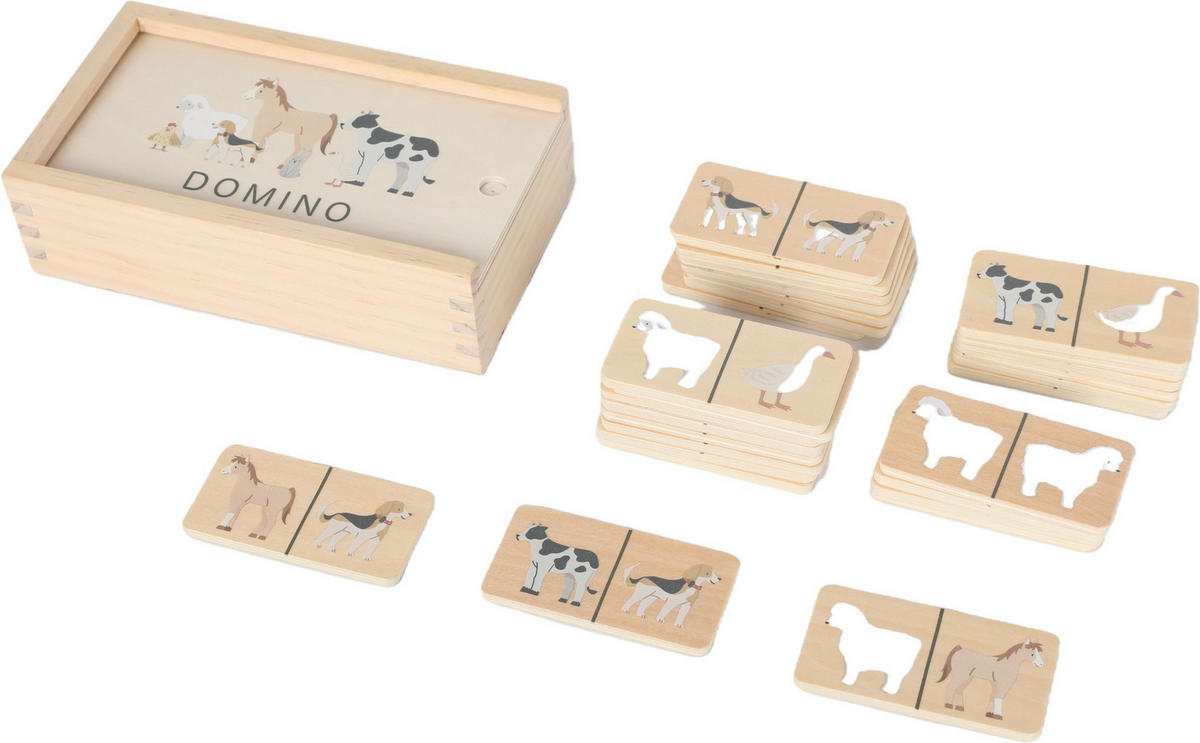 DOMINO - Multicolor, Trend, Holz/Holzwerkstoff - Avelia