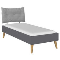 BETT 90/200 cm  in Grau  - Wildeiche/Grau, Design, Holz/Holzwerkstoff (90/200cm) - Carryhome