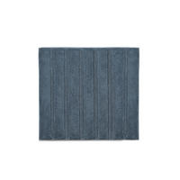 BADEMATTE Blau  - Blau, KONVENTIONELL, Textil (65/55/1,6cm) - Kela