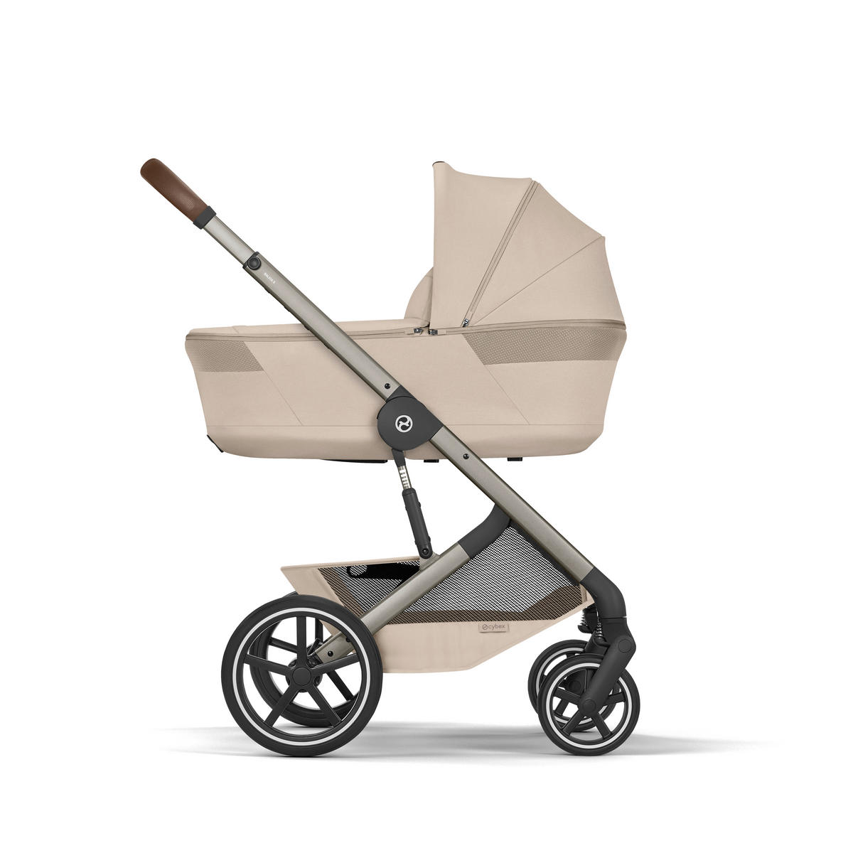 KOMBINIRANA DJEČJA KOLICA  Balios S Lux TPE inkl. Fold-Carrycot  - bež/taupe, Basics, tekstil/metal (87/60/108cm) - cybex GOLD