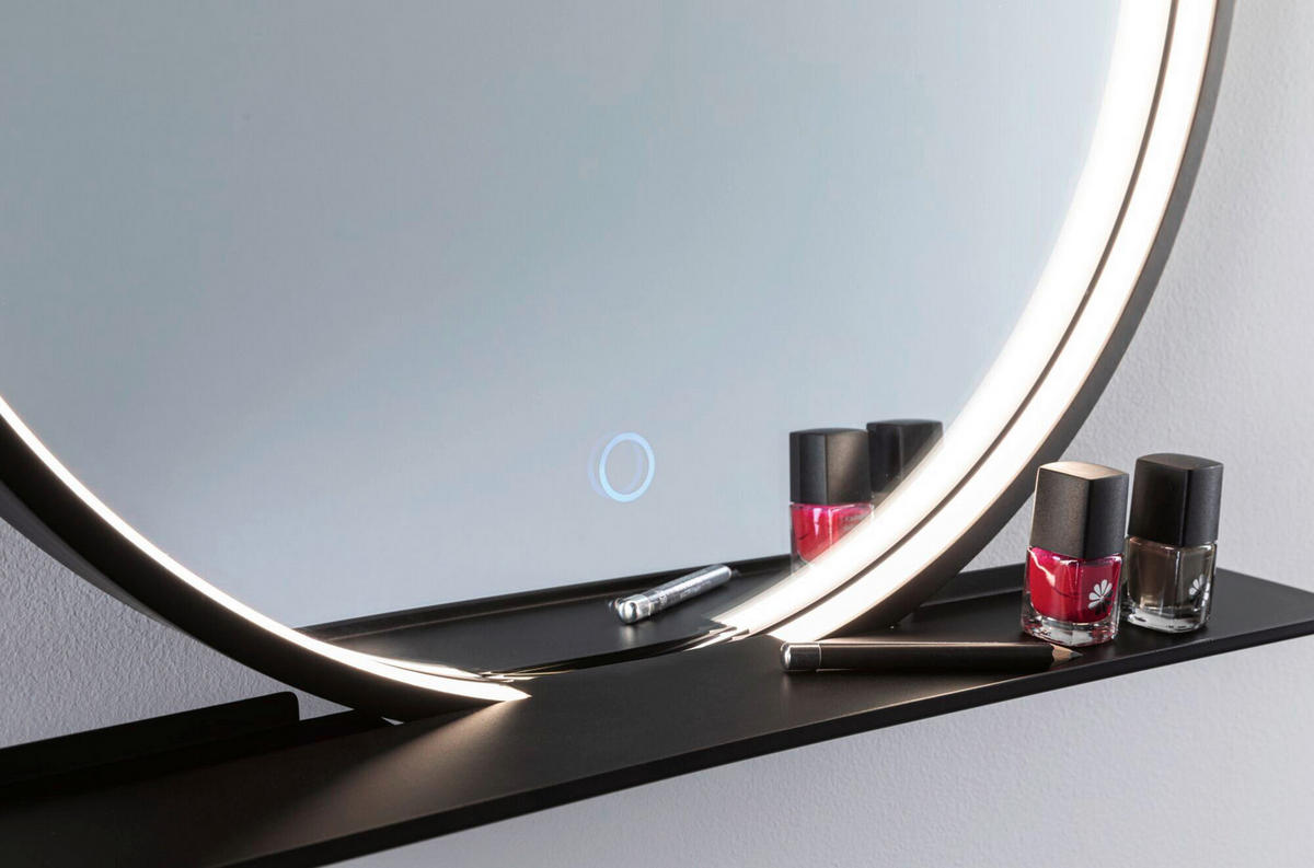 LED-WANDLEUCHTE Miro 50/10,5 cm   - Schwarz, Basics, Glas/Metall (50/10,5cm) - Paulmann