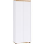 GARDEROBENSCHRANK Malea  in 73,4/193/38 cm  - Schwarz/Weiß, MODERN, Holzwerkstoff (73,4/193/38cm) - Carryhome