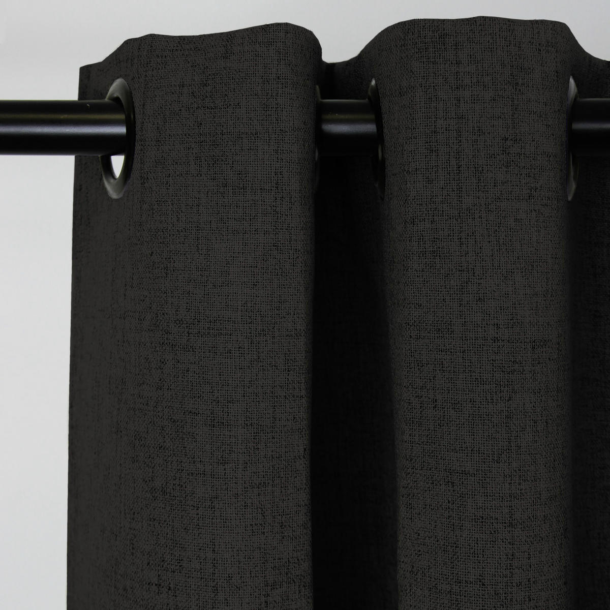 VERDUNKELUNGSVORHANG - Dunkelgrau, Basics, Textil (135/260cm)