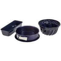 SADA FOREM NA PEČENÍ   - tmavě modrá, Basics, kov - Dr.Oetker