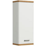 HÄNGESCHRANK 30/70/20 cm  - Chromfarben/Eichefarben, KONVENTIONELL, Glas/Holzwerkstoff (30/70/20cm) - Xora