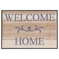 OTIRAČ 40/60 cm   jorgovan, bež  Welcome Home  - jorgovan/bež, Trend, tekstil/plastika (40/60cm) - wash+dry