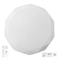 Plafonieră Cu Led    8/49,5/49,5 cm  - alb, Basics, plastic/metal (8/49,5/49,5cm)