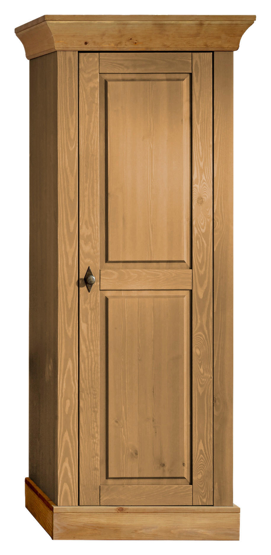 SCHRANK - Laugenfarbig/Kupferfarben, ROMANTIK / LANDHAUS, Holz/Metall (65/163/45cm) - Boxxx