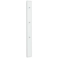 GARDEROBENPANEEL  in 16/170/7 cm  - Weiss, Design, Glas/Holzwerkstoff (16/170/7cm)