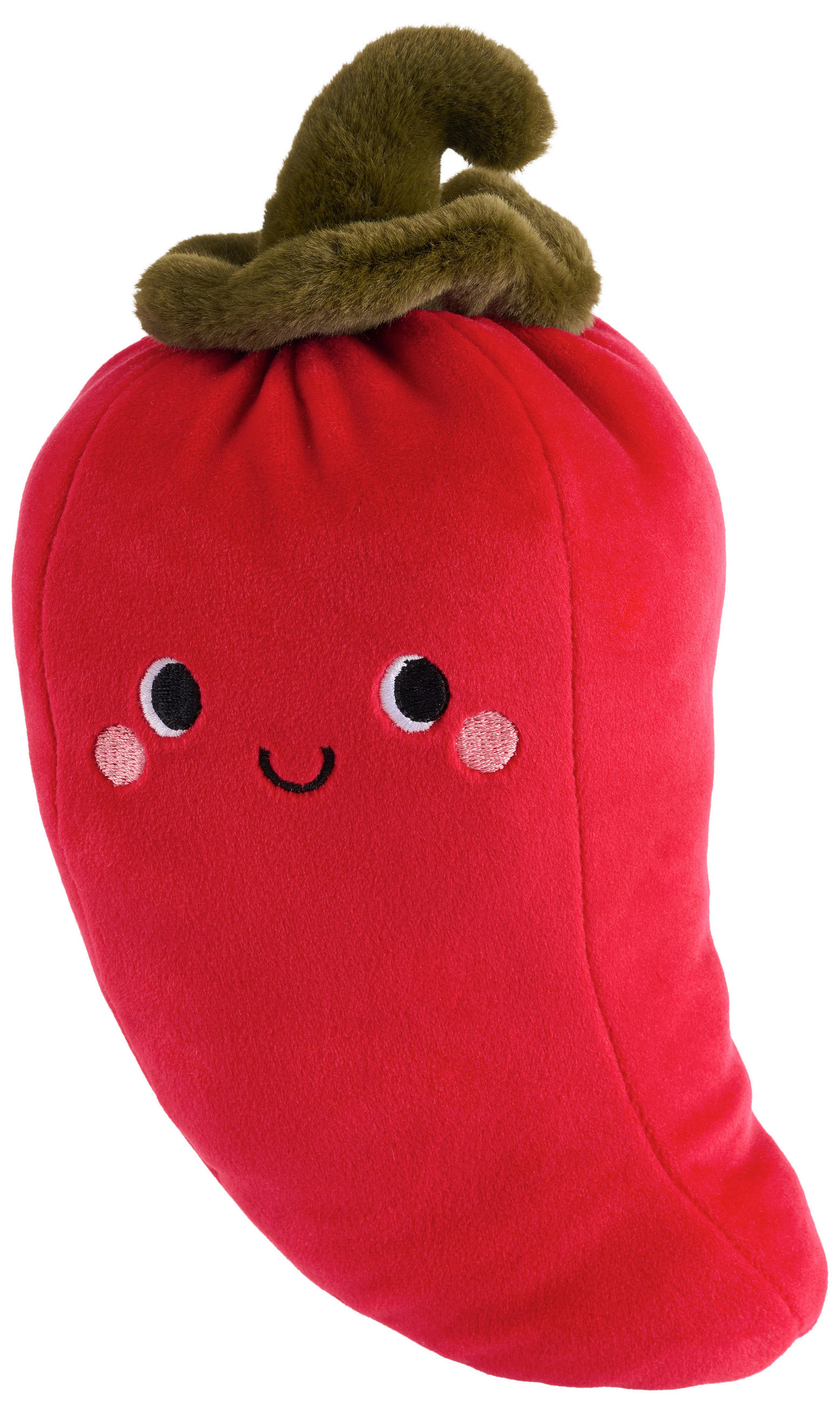 PLÜSCHFIGUR  - Rot/Grün, Trend, Kunststoff/Textil (13/27/12cm) - Patinio