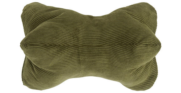 ZIERKISSEN    - Grün, Basics, Textil (24/24/40cm) - Novel