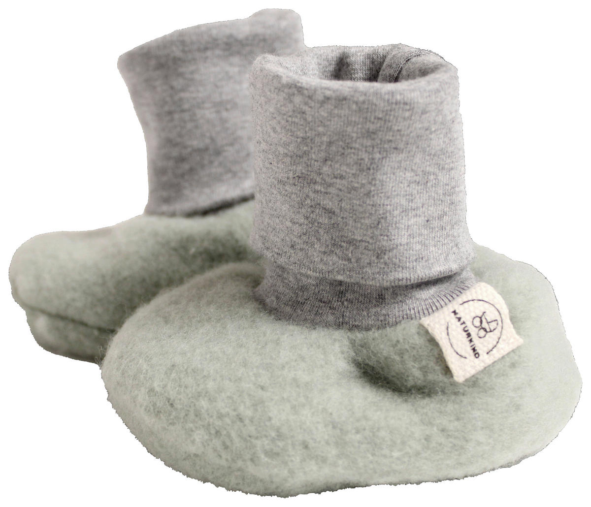SCHUHE - Salbeigrün, Natur, Textil (GR 17/18null) - Naturkind