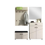 GARDEROBE 5-teilig  in 170/194/35 cm  - Kaschmir, Basics, Holzwerkstoff/Textil (170/194/35cm) - Carryhome