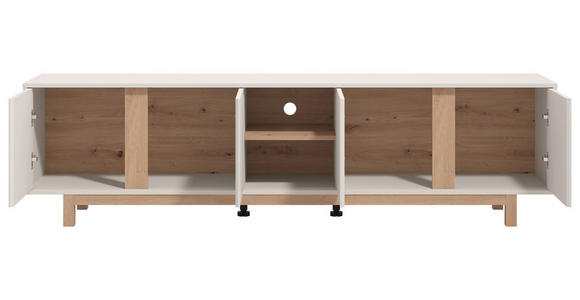 LOWBOARD  in 202/54/40 cm  - Kaschmir/Eiche Artisan, Basics, Holzwerkstoff (202/54/40cm) - Carryhome