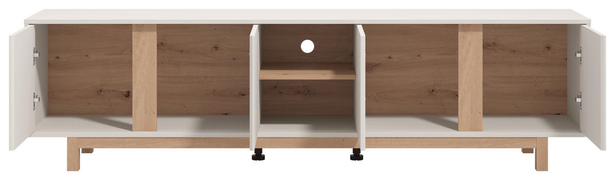 LOWBOARD  in 202/54/40 cm  - Kaschmir/Eiche Artisan, Basics, Holzwerkstoff (202/54/40cm) - Carryhome