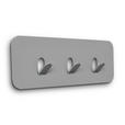 HAKENLEISTE  in Grau  - Grau, Design, Metall (30/10/3cm) - Xora