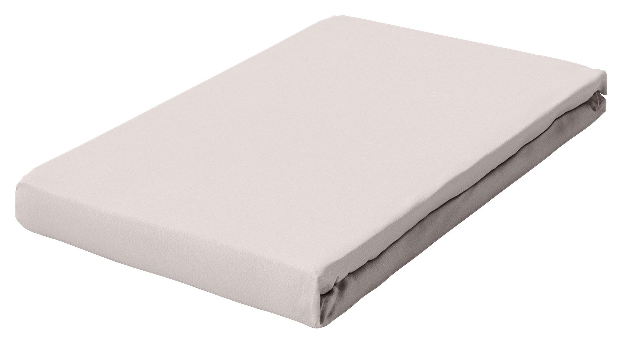 BOXSPRING-SPANNLEINTUCH PURE Jersey  - Beige, Basics, Textil (90-100/190-220cm) - Schlafgut