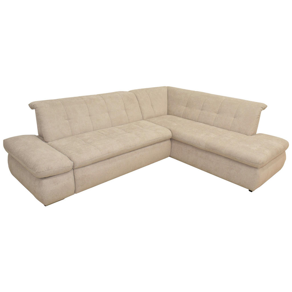 Thumbnail - Mid.you Ecksofa, Beige, Textil, Uni, 3-Sitzer, L-Form, 273x216 cm, Made in Europe, FSC Mix, Rücken echt, Wohnzimmer, Sof...