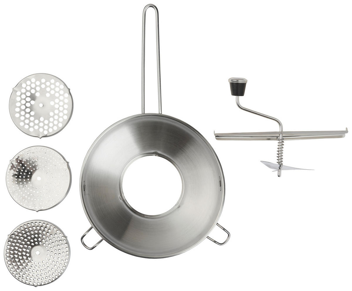 PASSIERSIEB  - Edelstahlfarben, Basics, Metall (24/8,4cm) - Homeware Profession.