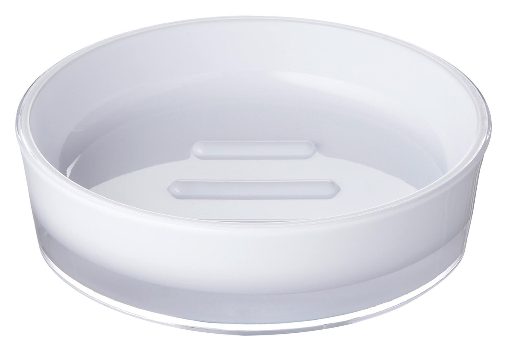 SEIFENSCHALE Kunststoff  - Weiß, Basics, Kunststoff (10,3/3/10,3cm)