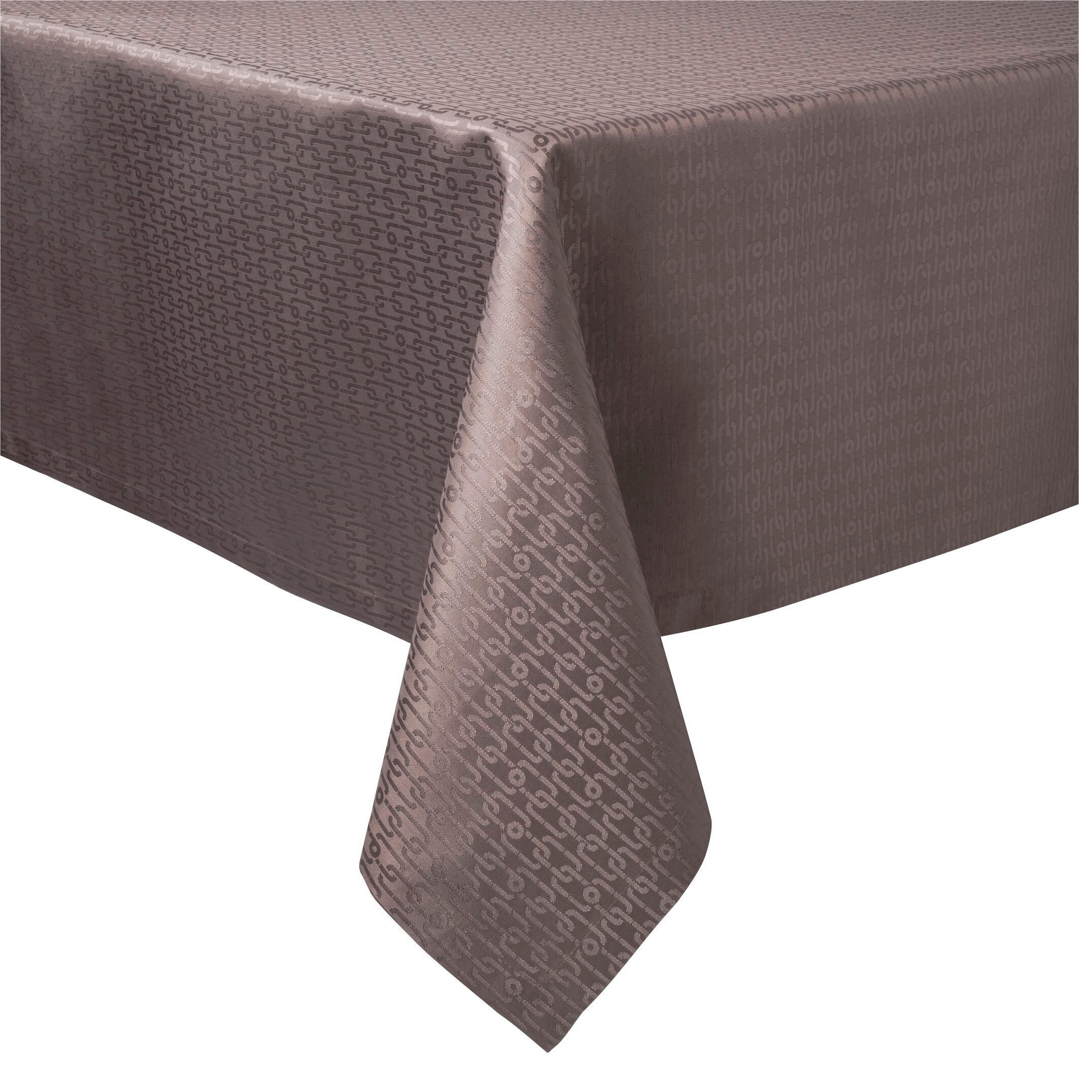 TISCHDECKE Chains 140/230 cm  - Taupe, Design, Textil (140/230cm) - Joop!