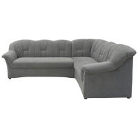 ECKSCHLAFSOFA Dunkelgrau Mikrofaser  - Dunkelgrau/Schwarz, KONVENTIONELL, Kunststoff/Textil (243/192cm) - MID.YOU