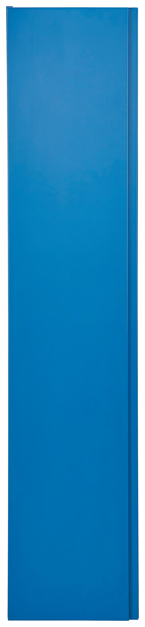 HOCHSCHRANK 35/162,5/37 cm  - Blau, Design, Glas/Holzwerkstoff (35/162,5/37cm) - Dieter Knoll