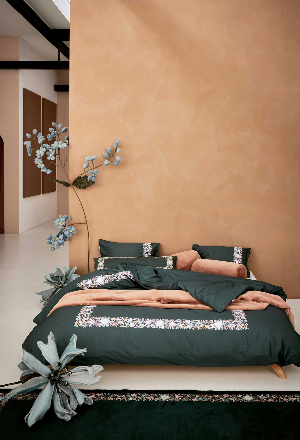 BETTWÄSCHE H/W 2024 Satin 140/200 cm  - Grün, Basics, Textil (140/200cm) - Essenza