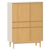 HIGHBOARD Cava  in 102/136/42 cm  - Kaschmir/Naturfarben, Design, Holz (102/136/42cm) - Livetastic