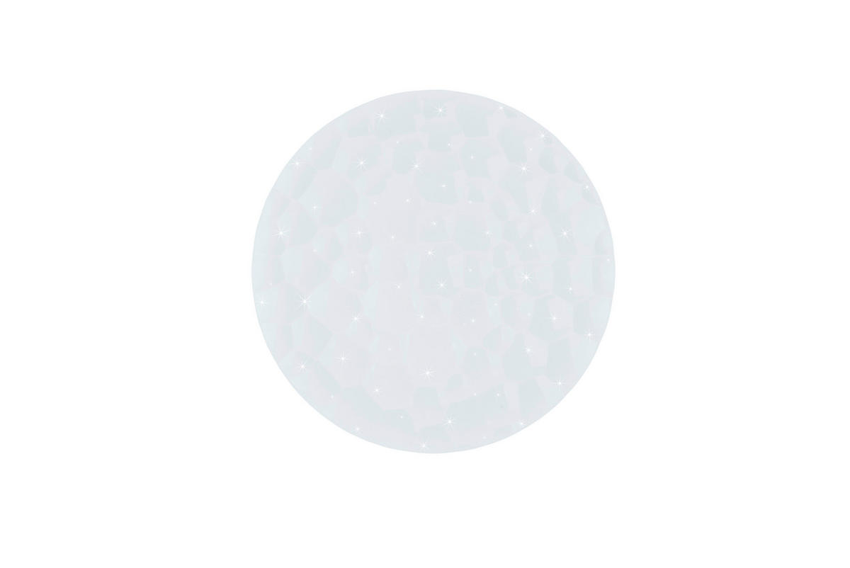 LED-DECKENLEUCHTE Tiger 38/7 cm   - Weiß, Basics, Kunststoff (38/7cm)