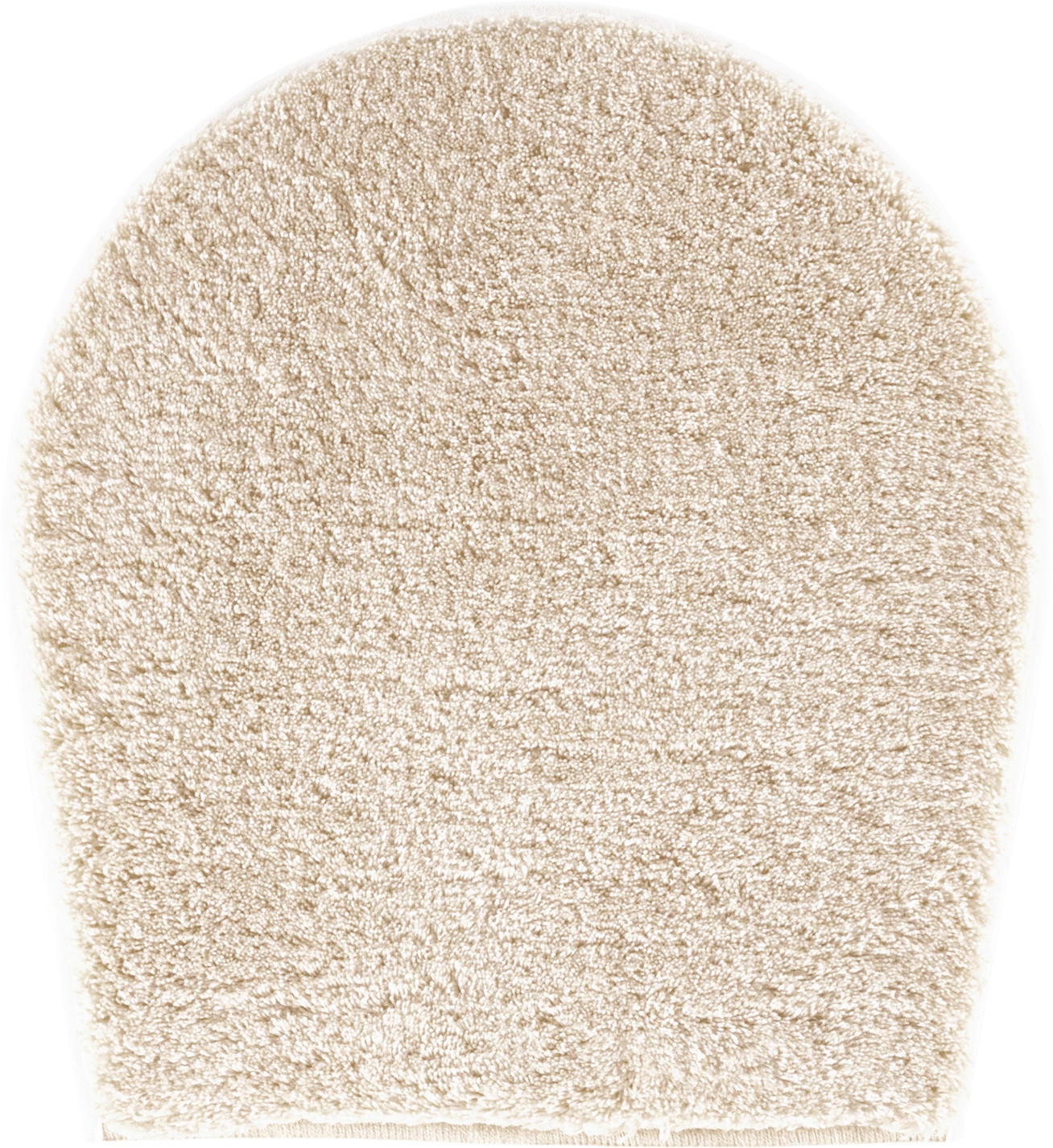 Grund Wc-Deckelbezug Melange Champagner 47x50 cm