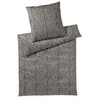 BETTWÄSCHE 2-teilig Leo Stripe Makosatin 135/200 cm  - Grau, Design, Textil (135/200cm) - Joop!