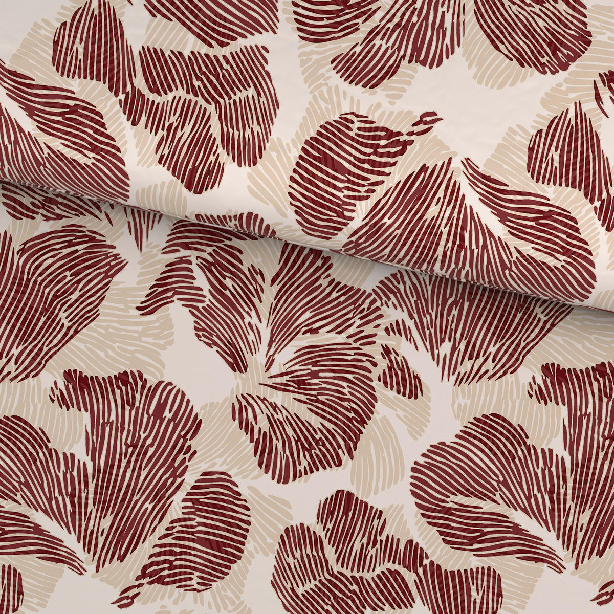 BETTWÄSCHE Mavie Satin 140/200 cm  - Orange, Basics, Textil (140/200cm) - Esposa