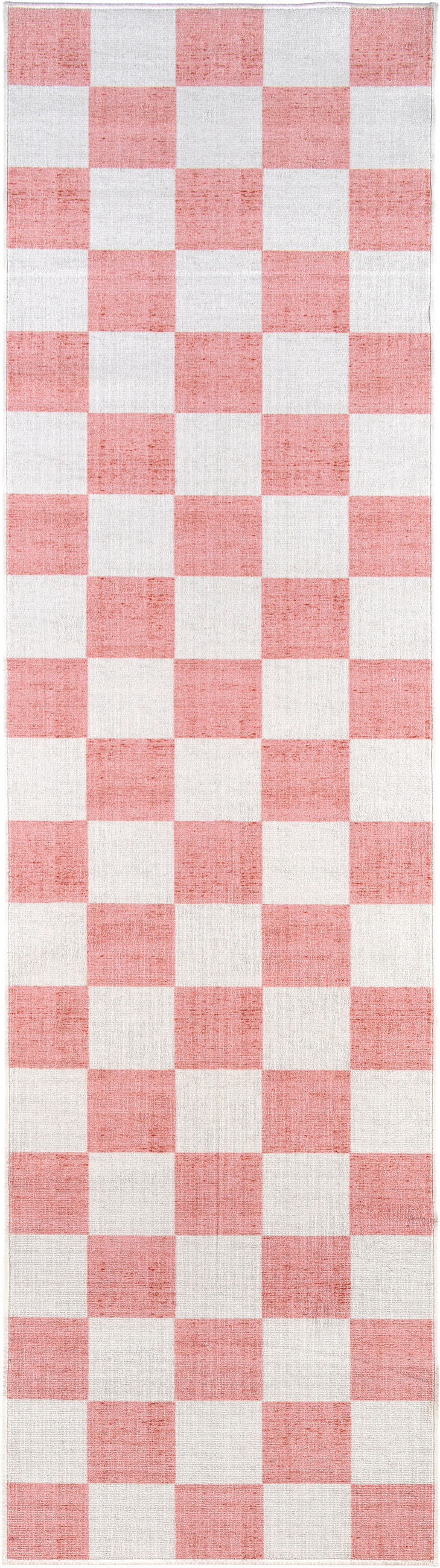 LÄUFER Mesio Jack 80/300 cm  in Hellrosa, Grauweiß  - Hellrosa/Grauweiß, Trend, Kunststoff/Textil (80/300cm) - Lindorug