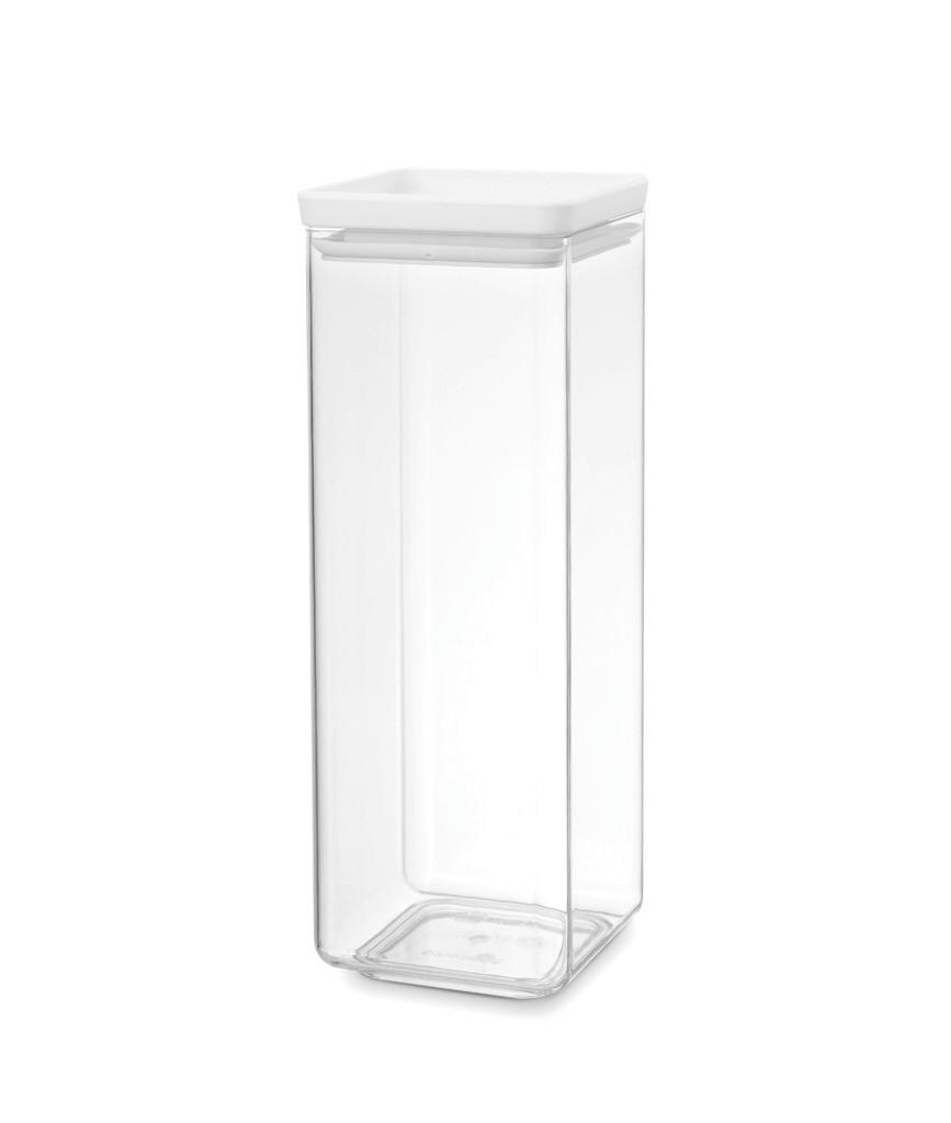 DÓZA NA POTRAVINY  - priehľadné/svetlosivá, Design, plast (11/29.5/11cm) - Brabantia