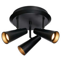 DECKENLEUCHTE Crest 36/20 cm   - Schwarz, Basics, Metall (36/20cm) - Markslöjd